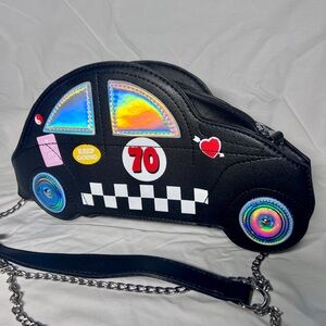 Black Car-Shaped Novelty Bag